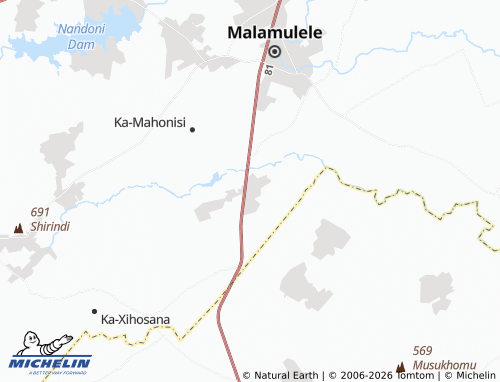 MICHELIN-Landkarte Ka-Mphambo - ViaMichelin