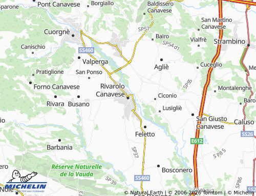 Mappa MICHELIN Rivarolo Canavese - ViaMichelin