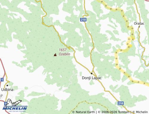 Mapa MICHELIN Dnopolje - ViaMichelin