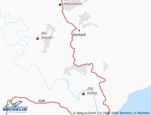 Kaart MICHELIN Mtwaku A - ViaMichelin