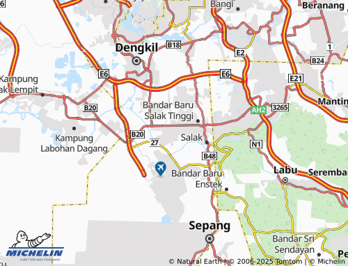 MICHELIN Desa Salak Permata map - ViaMichelin