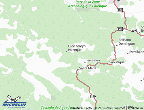MICHELIN Ejido El Bascán map - ViaMichelin