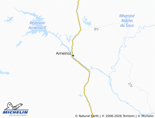 MICHELIN Santo Antônio map - ViaMichelin