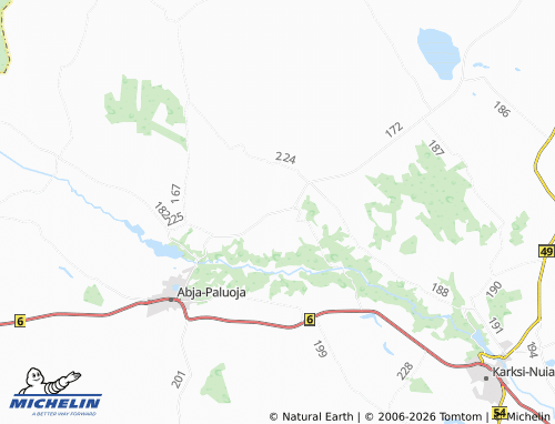 MICHELIN Kulla map - ViaMichelin