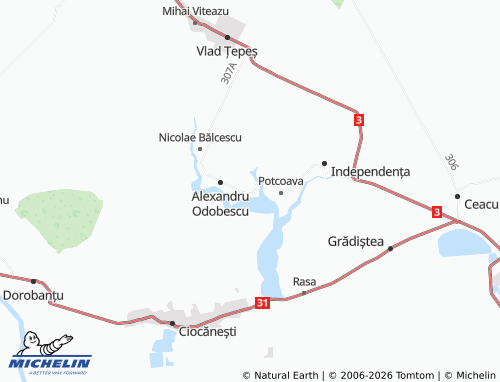 Mapa MICHELIN Gălățui - ViaMichelin