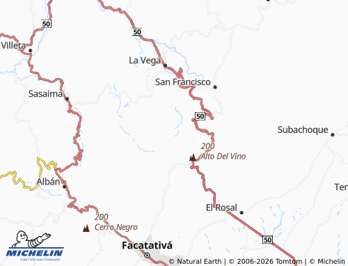 MICHELIN El Roble map - ViaMichelin