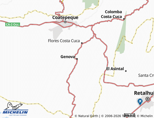 Mappa MICHELIN Genova - ViaMichelin