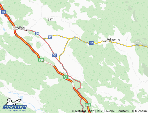 Mapa MICHELIN Brajkovici (Sinac) - ViaMichelin