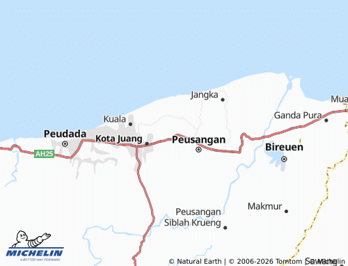 Mapa MICHELIN Cot Bada Barat - ViaMichelin