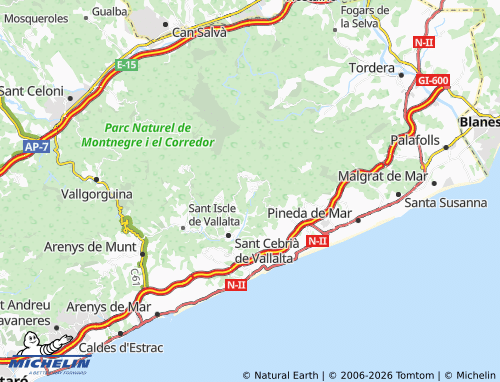 MICHELIN-Landkarte Castellar d'Indies - ViaMichelin