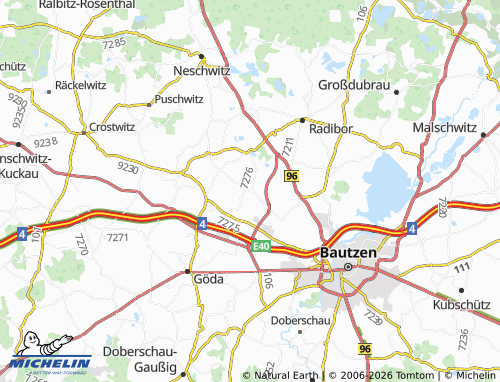 MICHELIN Schmochtitz map - ViaMichelin