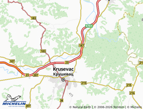 Carte MICHELIN Šanac - ViaMichelin