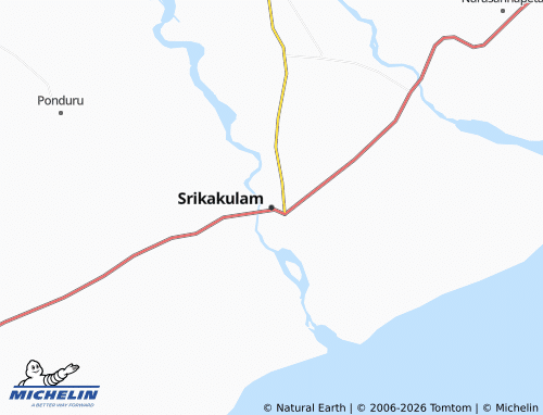 MICHELIN-Landkarte Srikakulam - ViaMichelin