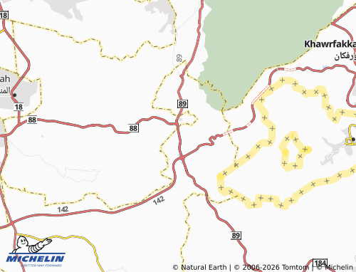 Carte MICHELIN al-Ghamrah - ViaMichelin