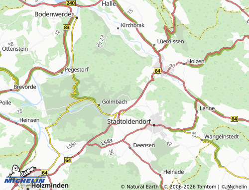 MICHELIN Holenberg map - ViaMichelin