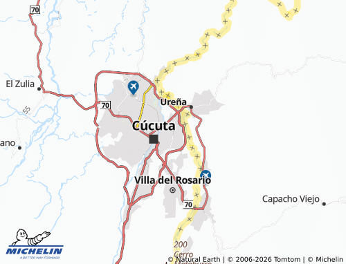 Carte MICHELIN Tocorma II - ViaMichelin