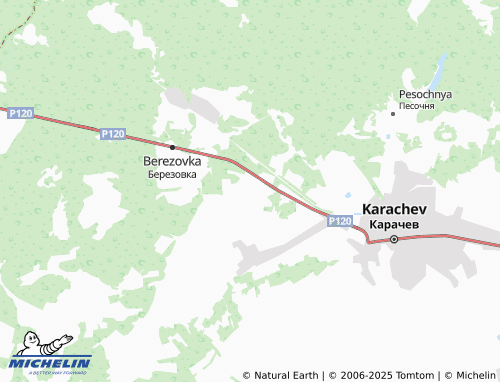 MICHELIN Kozlovskiy map - ViaMichelin