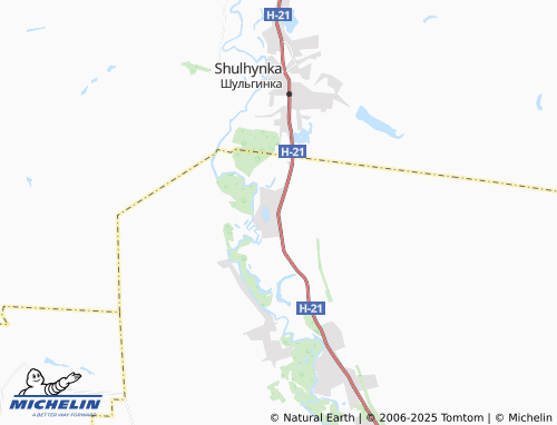 MICHELIN-Landkarte Shtormove - ViaMichelin