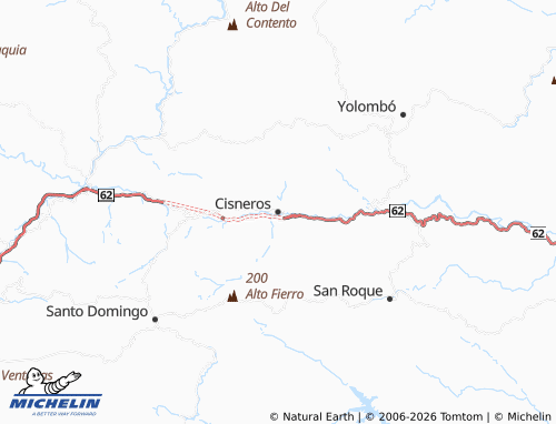 Carte MICHELIN Cisneros - ViaMichelin
