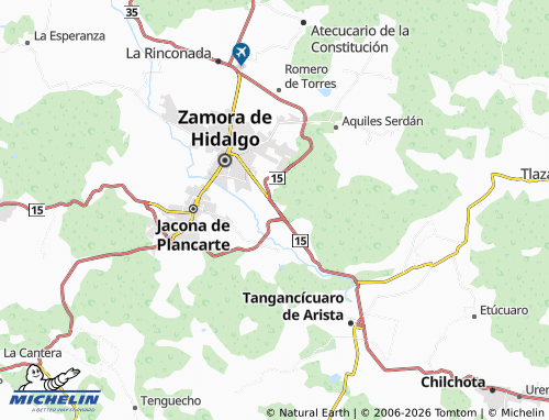 Mapa MICHELIN Lomas de Chaparaco - ViaMichelin