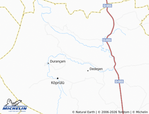 MICHELIN Yeleçli map - ViaMichelin