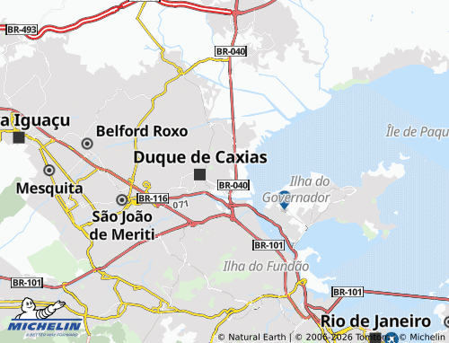 Mapa MICHELIN Vila Guanabara - ViaMichelin