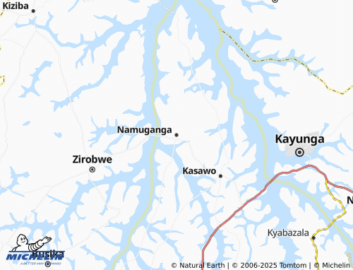 MICHELIN Namuganga map - ViaMichelin