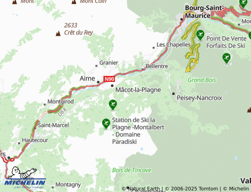 Carte MICHELIN Les Granges - ViaMichelin