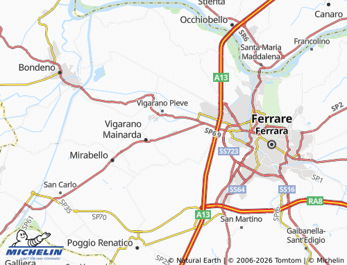 MICHELIN Corte Vecchia map - ViaMichelin