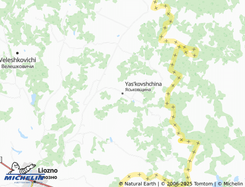 MICHELIN-Landkarte Yas'kovshchina - ViaMichelin