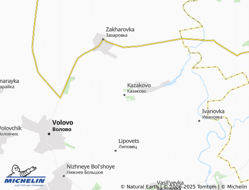 MICHELIN-Landkarte Kazakovo - ViaMichelin