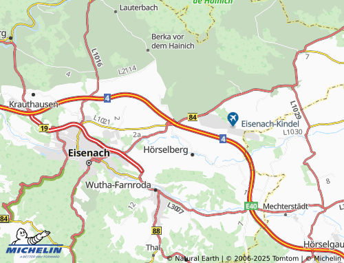 MICHELIN Großenlupnitz map - ViaMichelin