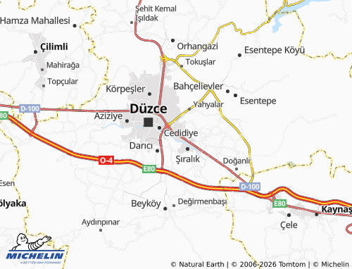 MICHELIN-Landkarte Fevziçakmak - ViaMichelin