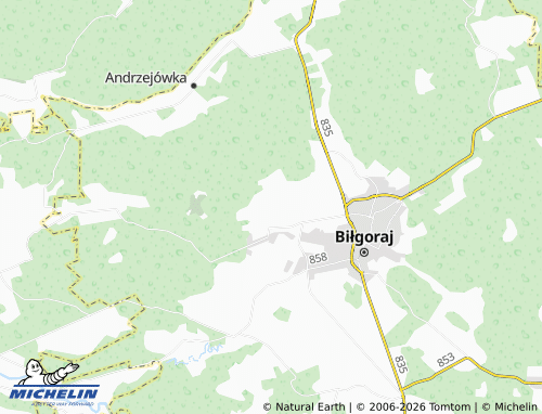 Mapa MICHELIN Dąbrowica - ViaMichelin