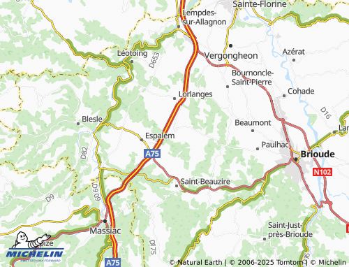 Carte MICHELIN Clamont - ViaMichelin