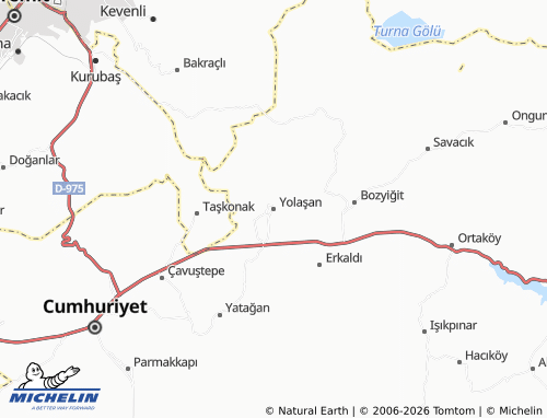Mapa MICHELIN Yolaşan - ViaMichelin