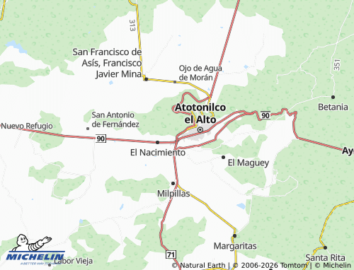 Mappa MICHELIN Lomas del Valle Residencial - ViaMichelin