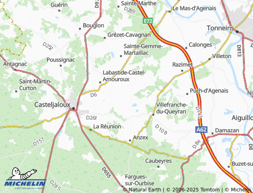 MICHELIN Leyritz-Moncassin map - ViaMichelin