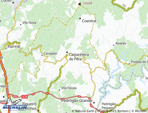 Mapa MICHELIN Gestosa Fundeira - ViaMichelin