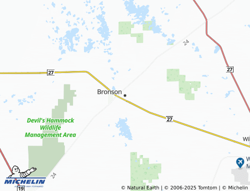 MICHELIN Bronson map - ViaMichelin