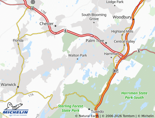Mapa MICHELIN Walton Park - ViaMichelin