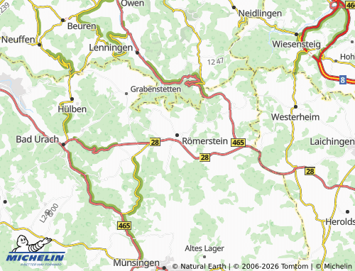 Mapa MICHELIN Römerstein - ViaMichelin