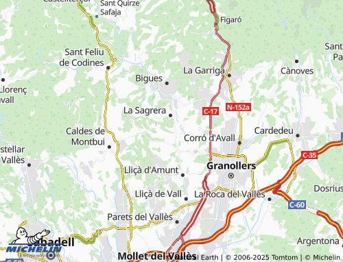 Kaart MICHELIN El Rieral - ViaMichelin