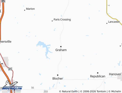 Mappa MICHELIN Graham - ViaMichelin
