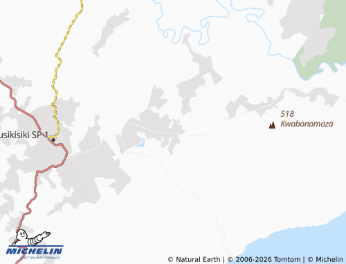 MICHELIN-Landkarte Ntlanzi - ViaMichelin