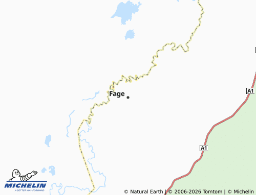 MICHELIN Fage map - ViaMichelin