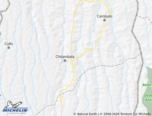 Carte MICHELIN Lunda Nord - ViaMichelin