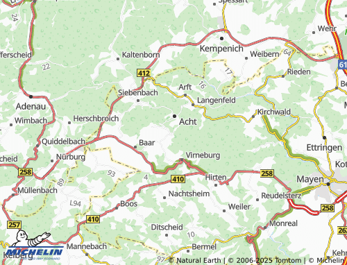 MICHELIN-Landkarte Welschenbach - ViaMichelin