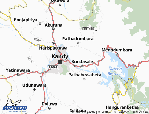 Mappa MICHELIN Deekirimadawala - ViaMichelin