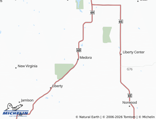 Mappa MICHELIN Medora - ViaMichelin